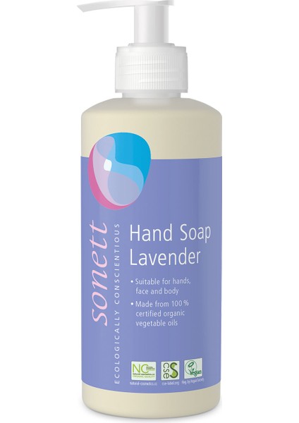 Organik Sıvı El Sabunu Lavanta 300 Ml