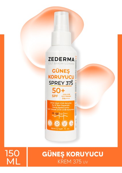 Güneş Koruyucu Spf 50+ 150 ml Sprey & Ultra Uzun Uva Koruma & Su ve Tere Dayanıklı