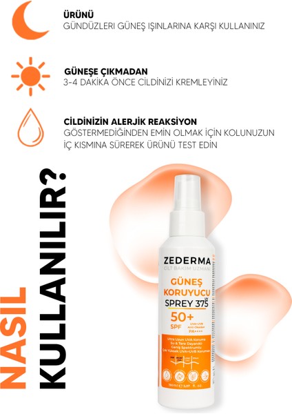 Güneş Koruyucu Spf 50+ 150 ml Sprey & Ultra Uzun Uva Koruma & Su ve Tere Dayanıklı