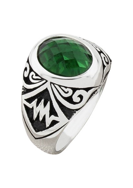 Erkek Yüzük Gümüş 925 Modern Tasarım