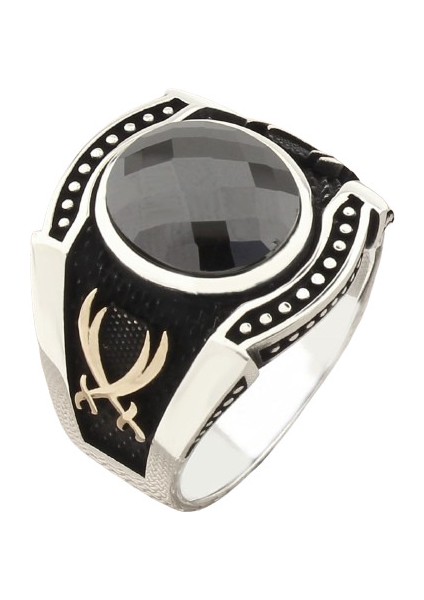 Erkek Yüzük Gümüş 925 Modern Tasarım