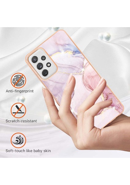 Samsung Galaxy A72 5g Mermer Desen Koruma Yumuşak Tampon Ince (Yurt Dışından) fiyatları