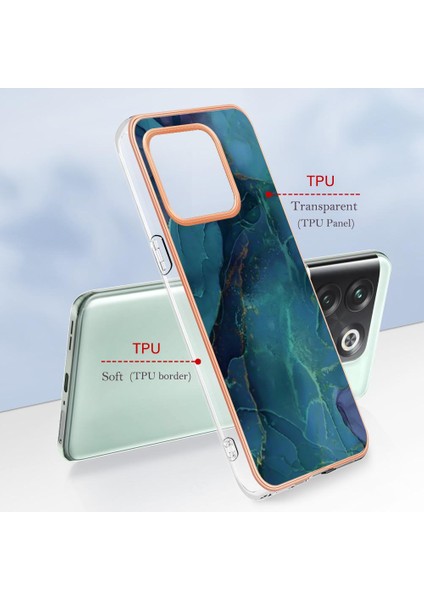 Oneplus 10T 5g Kılıf ile Uyumlu Tpu Silikon Mermer Tampon Darbeye (Yurt Dışından) fiyatları