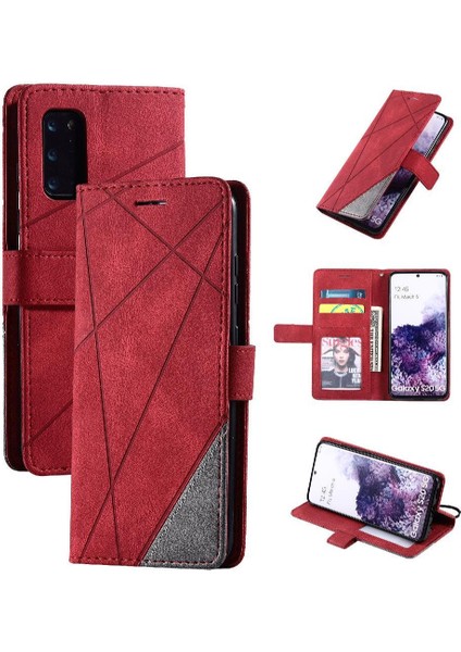 Samsung Galaxy S20 Manyetik Kart Tutucu Için Kılıf Kickstand Cüzdan Flip Pu (Yurt Dışından)