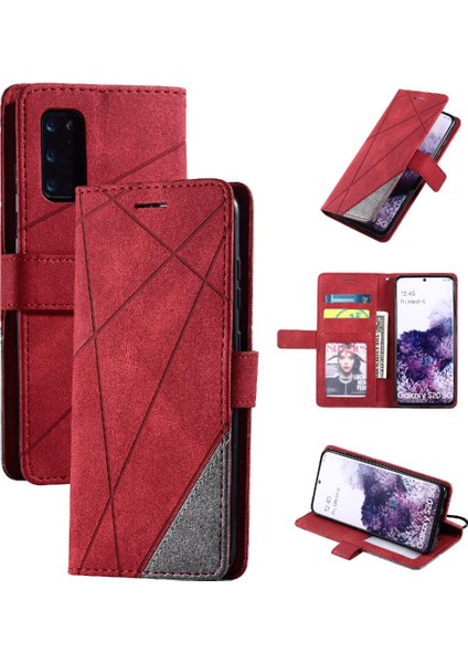 Samsung Galaxy S20 Manyetik Kart Tutucu Için Kılıf Kickstand Cüzdan Flip Pu (Yurt Dışından) modelleri