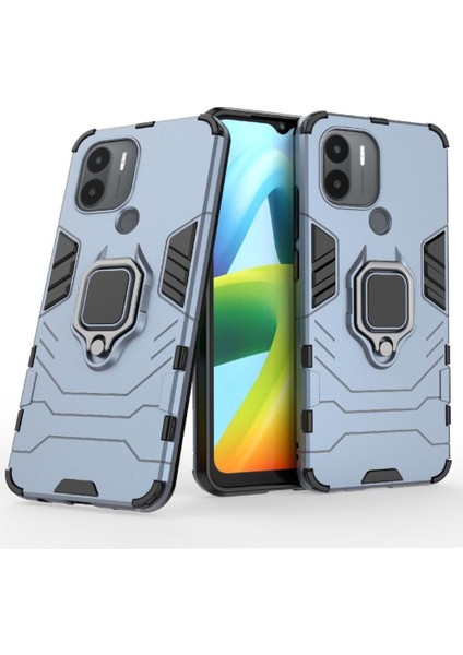 Xiaomi Redmi A1 Artı Kickstand Darbeye Kapak 360 &deg; Dönen Halka (Yurt Dışından)