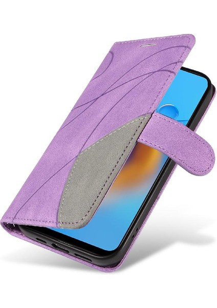 Kart Yuvası Standı ile Oppo A74 4g Için Kılıf Pu Deri Flip Folio Kılıf (Yurt Dışından) fiyatları