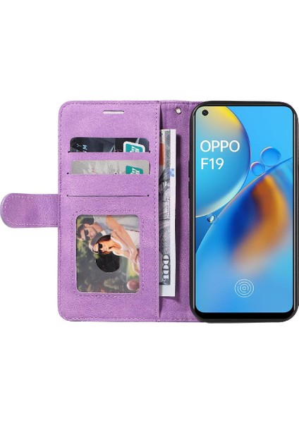 Kart Yuvası Standı ile Oppo A74 4g Için Kılıf Pu Deri Flip Folio Kılıf (Yurt Dışından) fırsatları