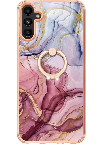 Samsung Galaxy A13 5g Için Kılıf 360 &deg; Dönebilir Halka Mermer Darbeye Tpu (Yurt Dışından) modelleri