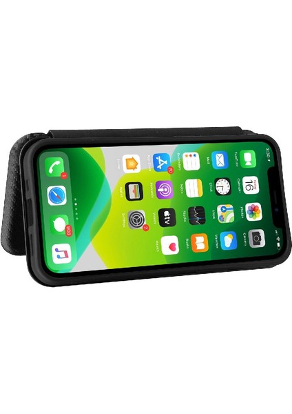 IPhone 13 Mini Tam Koruma Deri Folio Flip Case Manyetik (Yurt Dışından) indirimleri