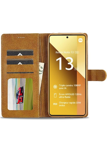 Xiaomi Redmi Not Için Kılıf 13 Pro 5g Kart Yuvaları Cüzdan Tutucu Buzağı ile (Yurt Dışından) fiyatları