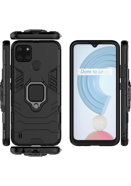 Realme C21Y Askeri Damla Koruma Darbeye Kapak Kickstand Için Kılıf (Yurt Dışından) fırsatları