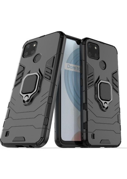 Realme C21Y Askeri Damla Koruma Darbeye Kapak Kickstand Için Kılıf (Yurt Dışından) indirimleri