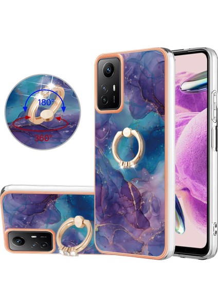 Xiaomi Redmi Not 12S 4g 360 &deg; Dönebilir Halka Mermer Darbeye (Yurt Dışından)