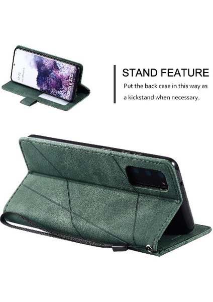 Samsung Galaxy S20 Manyetik Kart Tutucu Için Kılıf Kickstand Cüzdan Flip Pu (Yurt Dışından) modelleri