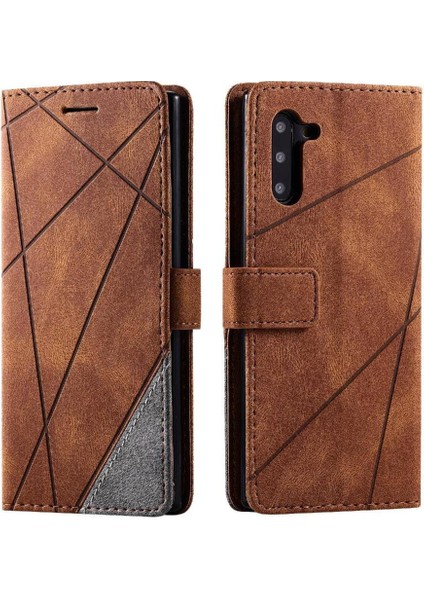 Samsung Galaxy Not 10 Için Kılıf Cüzdan Flip Folio Kart Tutucu Kickstand Pu (Yurt Dışından)