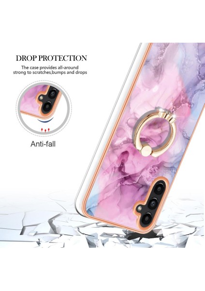 Samsung Galaxy A13 5g Için Kılıf 360 &deg; Dönebilir Halka Mermer Darbeye Tpu (Yurt Dışından) modelleri