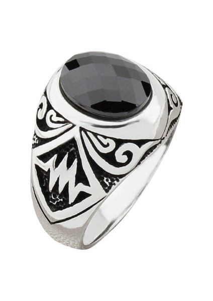 Erkek Yüzük Gümüş 925 Modern Tasarım