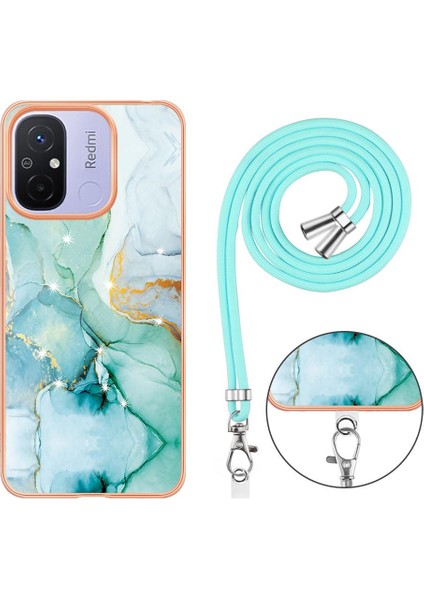Xiaomi Redmi Için 12C Mermer Tampon Crossbody Kordon Askısı Yumuşak (Yurt Dışından) indirimleri