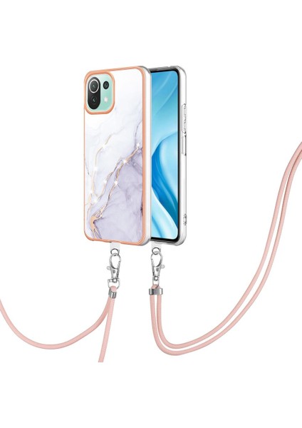 Xiaomi 11 Lite Için Crossbody Kordon Askısı Tampon Anti-Scratch Yumuşak (Yurt Dışından)