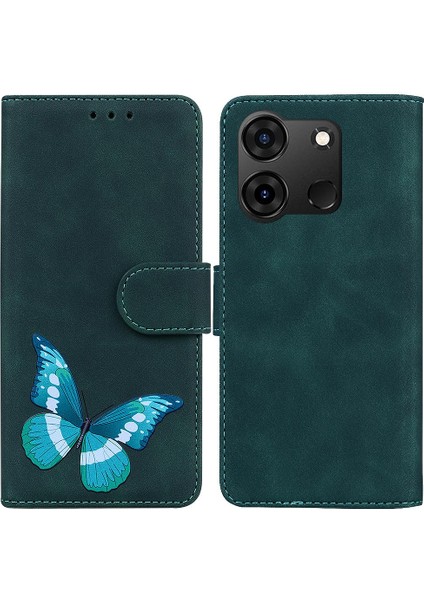 Infinix Akıllı 7 Artı Cüzdan Kart Yuvaları Için Kılıf Flip Folio Kapak Rengi (Yurt Dışından)