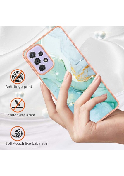 Samsung Galaxy A73 5g Yumuşak Tampon Koruma Mermer Desen Ince (Yurt Dışından) fırsatları