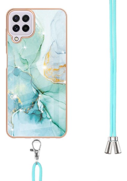 Samsung Galaxy A22 4g Mermer Crossbody Kordon Askısı Anti-Scratch Için Kılıf (Yurt Dışından) fiyatları
