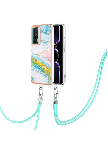 Xiaomi Poco F5 Pro 5g Mermer Tampon Anti-Scratch Yumuşak Crossbody (Yurt Dışından)