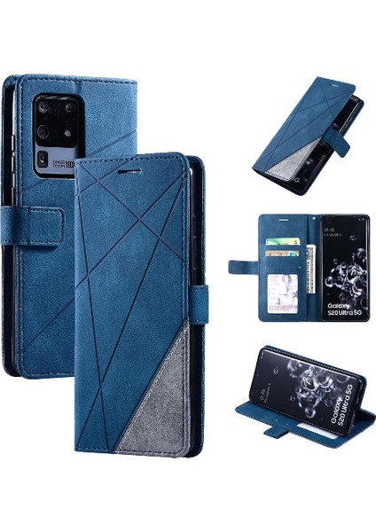 Samsung Galaxy S20 Ultra Kart Tutucu Için Kickstand Cüzdan Flip Folio (Yurt Dışından) modelleri