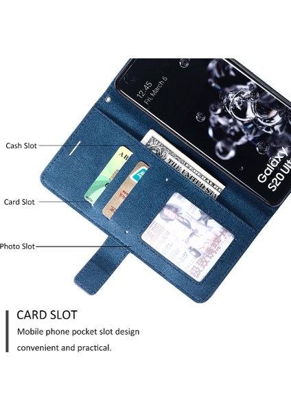 Samsung Galaxy S20 Ultra Kart Tutucu Için Kickstand Cüzdan Flip Folio (Yurt Dışından) indirimleri