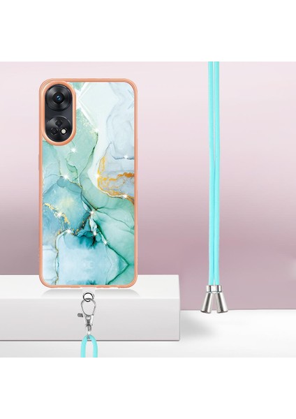 Oppo Oppo 8t 4g Tampon Mermer Crossbody Kordon Askısı Için Kılıf Yumuşak (Yurt Dışından) indirimleri