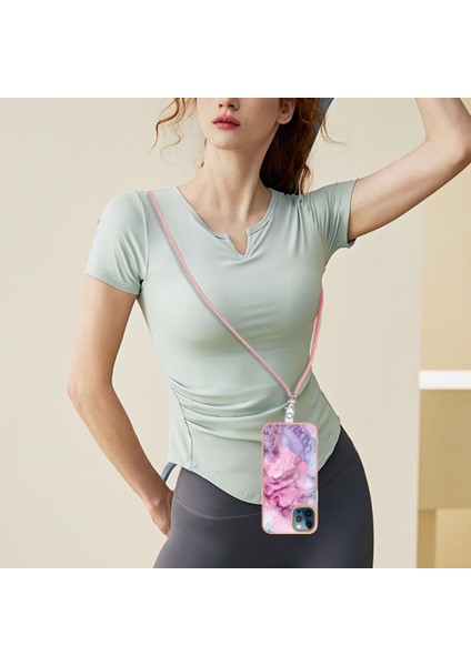 IPhone 11 Için Kılıf Pro Max Kapak Yumuşak Tpu Tampon Ayrılabilir Kayış Kordon (Yurt Dışından)