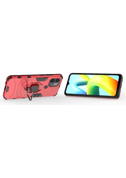 Xiaomi Redmi A1 Artı Kickstand Darbeye Kapak 360 &deg; Dönen Halka (Yurt Dışından) modelleri