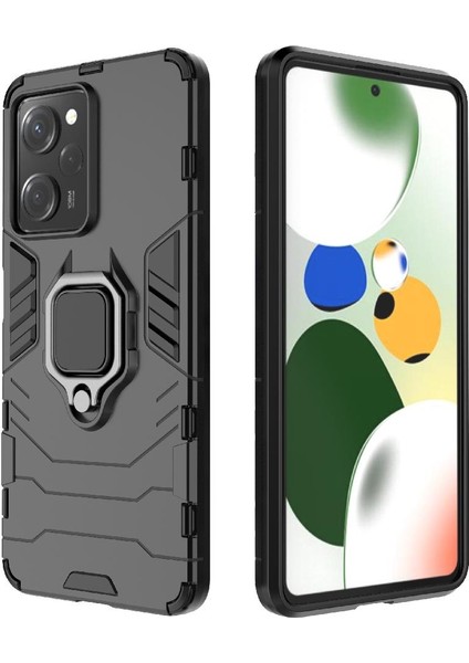 Xiaomi Poco X5 Pro 5g Kickstand Askeri Damla Koruma Kapağı Için Kılıf (Yurt Dışından)