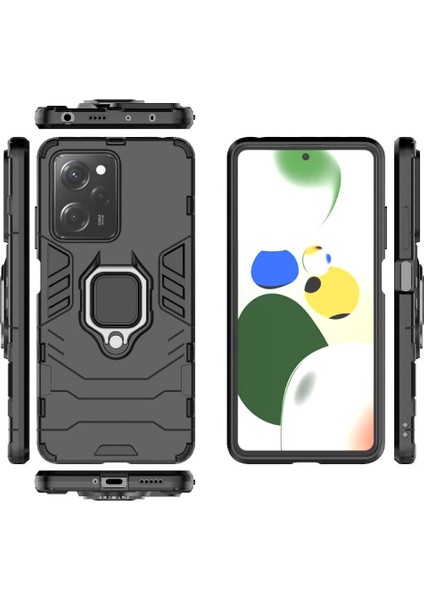 Xiaomi Poco X5 Pro 5g Kickstand Askeri Damla Koruma Kapağı Için Kılıf (Yurt Dışından)