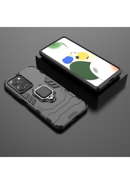 Xiaomi Poco X5 Pro 5g Kickstand Askeri Damla Koruma Kapağı Için Kılıf (Yurt Dışından)