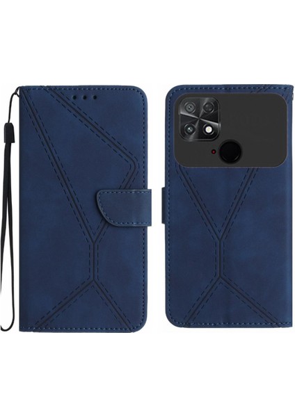Xiaomi Poco C40 Telefon Kılıfı Için Kılıf Yumuşak Pu Deri Deri Cüzdan Yüksek (Yurt Dışından)