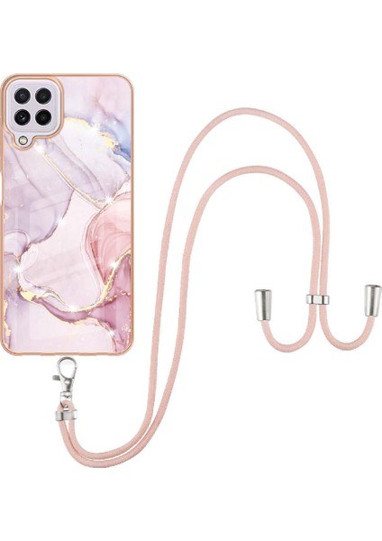 Samsung Galaxy A22 4g Mermer Crossbody Kordon Askısı Anti-Scratch Için Kılıf (Yurt Dışından) fırsatları
