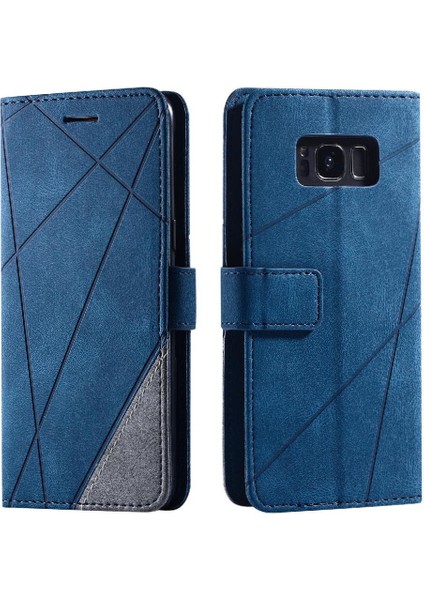 Samsung Galaxy S8 Pu Deri Kart Tutucu Için Kickstand Manyetik Kapak (Yurt Dışından)