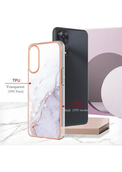 Oppo Oppo 8t 4g Koruma Için Kılıf Yumuşak Tampon Ince Tpu Mermer Desen (Yurt Dışından) fiyatları