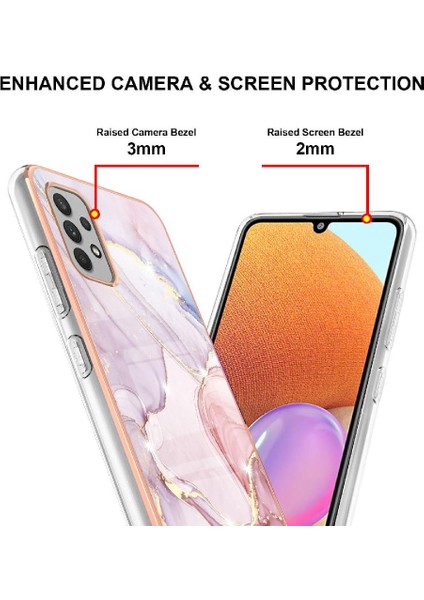 Samsung Galaxy A32 4g Mermer Desen Ince Tpu Koruma Yumuşak (Yurt Dışından) fiyatları