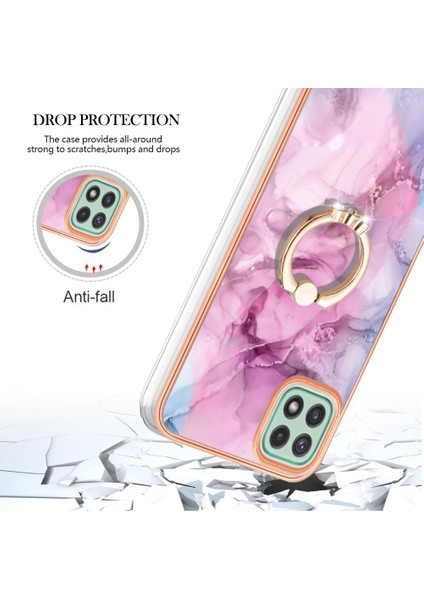 Samsung Galaxy A22 5g Tampon 360 &deg; Dönebilir Halka Mermer Tpu Için Kılıf (Yurt Dışından) modelleri