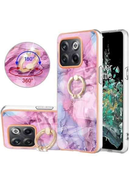 Oneplus 10T 5g Tampon Için Kılıf 360 &deg; Dönebilir Halka Mermer Darbeye Tpu (Yurt Dışından) fiyatları