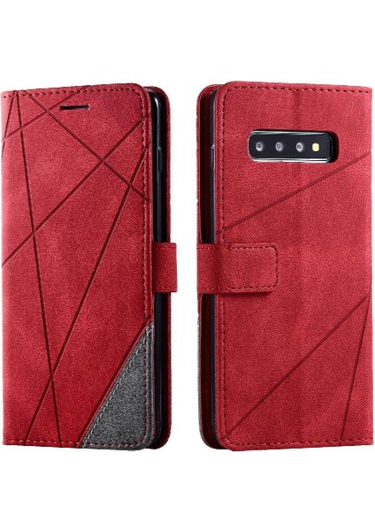 Samsung Galaxy S10 Artı Cüzdan Flip Folio Manyetik Darbeye Pu (Yurt Dışından)