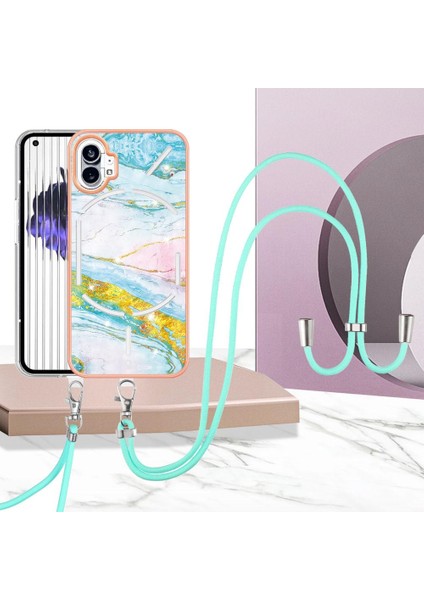 Nothing Kılıf Telefon 1 Anti-Scratch Yumuşak Crossbody Kordon Askısı Mermer (Yurt Dışından) fırsatları
