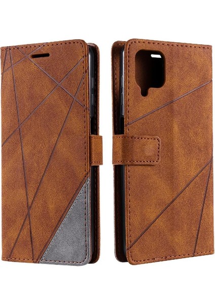 Samsung Galaxy A12 Darbeye Cüzdan Flip Folio Manyetik Kart Pu (Yurt Dışından)