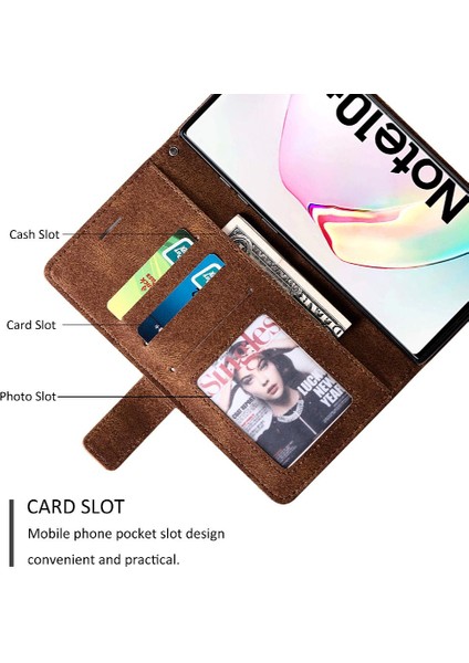 Samsung Galaxy Not 10 Artı Manyetik Darbeye Pu Deri Kart (Yurt Dışından) modelleri