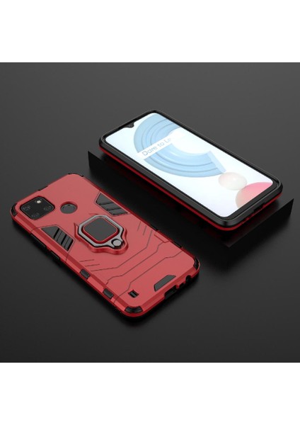 Realme C21Y Askeri Damla Koruma Darbeye Kapak Kickstand Için Kılıf (Yurt Dışından) fiyatları