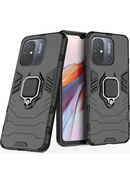 Xiaomi Redmi 12C Askeri Damla Koruma Kickstand Darbeye (Yurt Dışından)