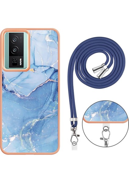 Xiaomi Poco F5 Pro 5g Yumuşak Tpu Tampon Kapak Mermer Ayrılabilir (Yurt Dışından)